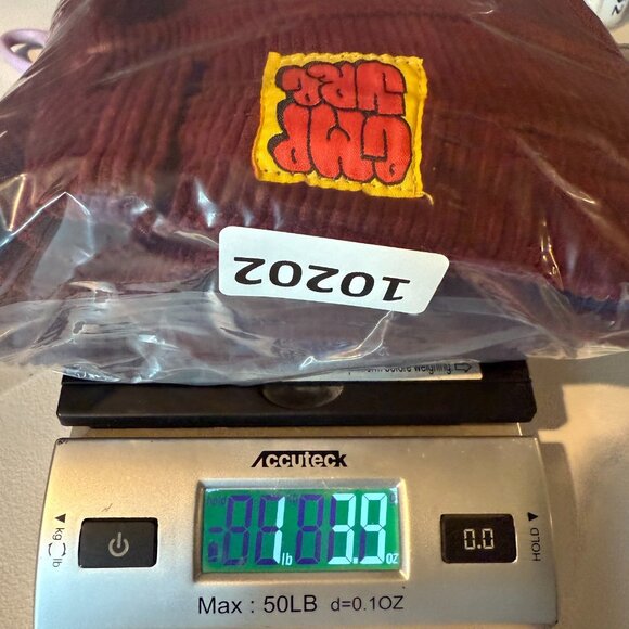 Empyre Women 30 Corduroy Pant Maroon Red Tapered Leg Stretch Waist Relaxed Fit - Picture 9 of 9